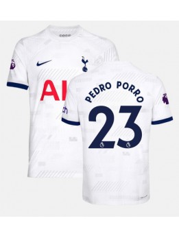 Moški Nogometna dresi replika Tottenham Hotspur Pedro Porro #23 Domači 2023-24 Kratek rokav